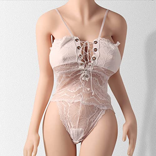 Sex Doll Full Size Silicone Female Dolls Full Body Big Jelly Boobs, Built-in Metal Frame Love Dolls Sexy Underwear Live Doll, Adult TPE Lover Toys, 16KG