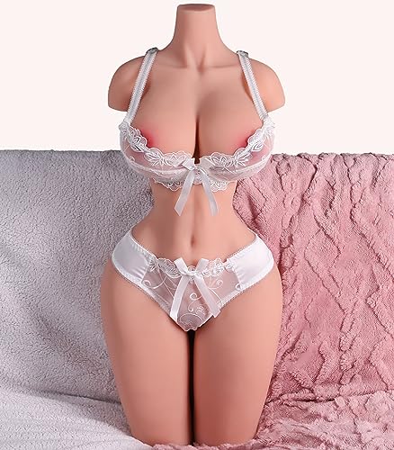 42LB Sex Doll Torso Male Masturbator with Big Boobs & 3D Buttocks, Life Size Female Sex Doll for Men with Big Tits Ass Pussy for Breast Vaginal Anal Sex, Big Ass Sex Dolls Adult Sex Toy for Men