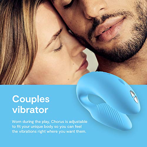 We-Vibe Chorus Couples Vibrator Remote & App Controlled Wearable Vibrating Smart Sex Toy for Him & Her, Blue